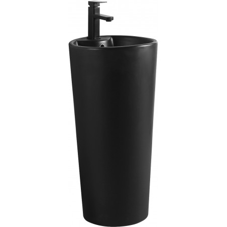 Mexen Rena freestanding washbasin 40 x 40 cm, black matte - 26014070