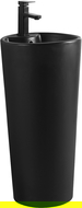 Mexen Rena freestanding washbasin 40 x 40 cm, black matte - 26014070
