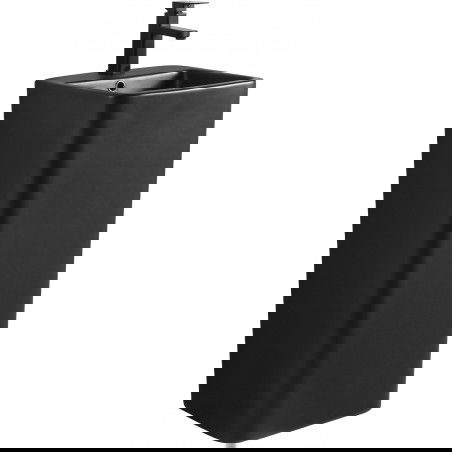 Mexen Otra freestanding washbasin 40 x 40 cm, black matte - 26034070