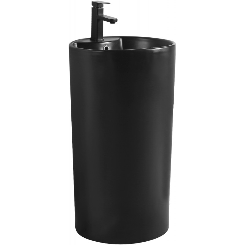Mexen Mana freestanding washbasin 45 x 45 cm, matte black - 26074670
