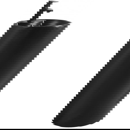 Mexen Mana freestanding washbasin 45 x 45 cm, matte black - 26074670