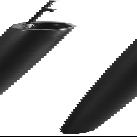 Mexen Alona freestanding sink 50 x 50 cm, matte black - 26094870