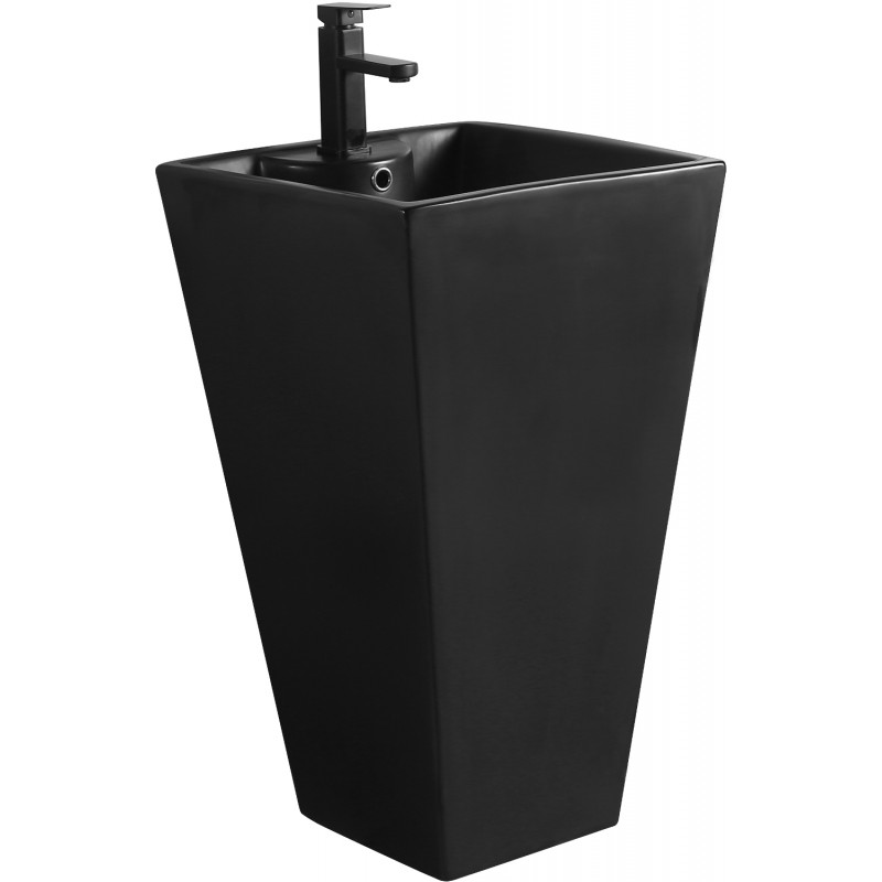 Mexen Pia freestanding sink 47 x 47 cm, matte black - 26104770
