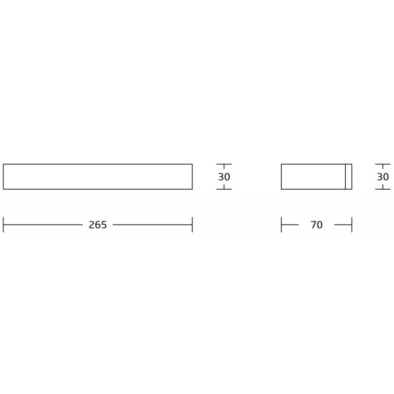 Mexen Pavo towel rail, chrome - 7030432-00