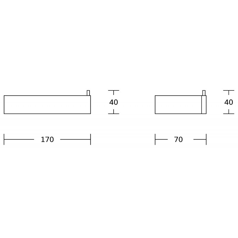 Mexen Pavo toilet paper holder, black - 7030433-70