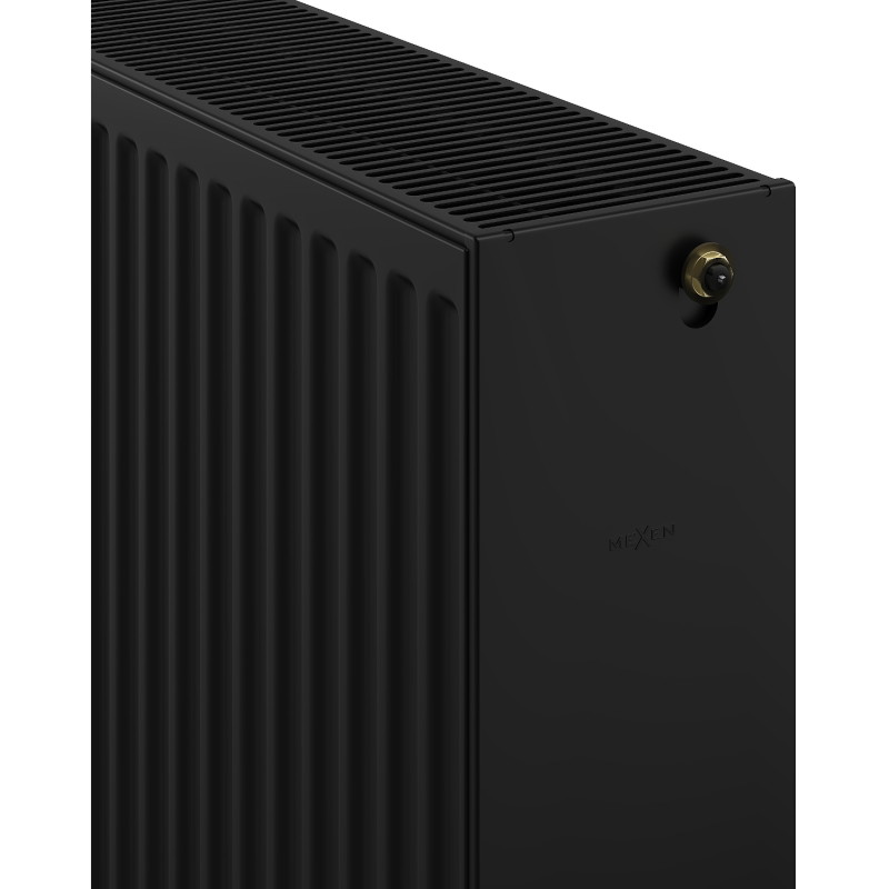 Mexen CC33 panel radiator 300 x 2400 mm, bottom central connection, 3202 W, black - W6C33-030-240-70