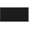 Mexen CC33 panel radiator 300 x 2400 mm, bottom central connection, 3202 W, black - W6C33-030-240-70