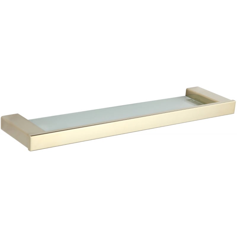 Mexen Pavo hanging glass shelf, Gold - 7030437-50