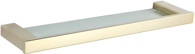 Mexen Pavo hanging glass shelf, Gold - 7030437-50