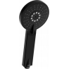 Mexen R-40 3-function shower head, black - 79540-70