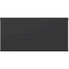 Mexen Line CCL22 panel heater 600 x 600 mm, bottom central connection, 949 W, anthracite - W6C22L-060-060-66