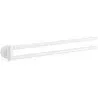 Mexen Remo double rotating towel rack, white - 70507255-20