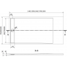 Mexen Amon rectangular shower tray SMC 140 x 70 cm, white - 4F107014