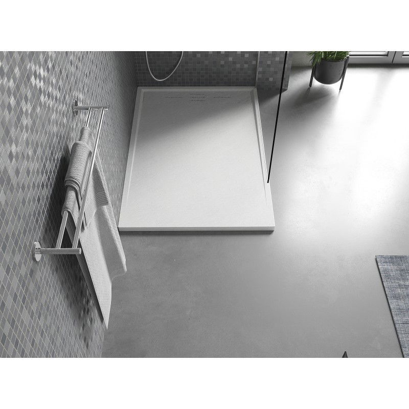 Mexen Amon rectangular shower tray SMC 90 x 70 cm, white - 4F107090