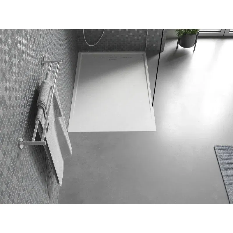 Mexen Amon rectangular shower tray SMC 100 x 80 cm, white - 4F108010