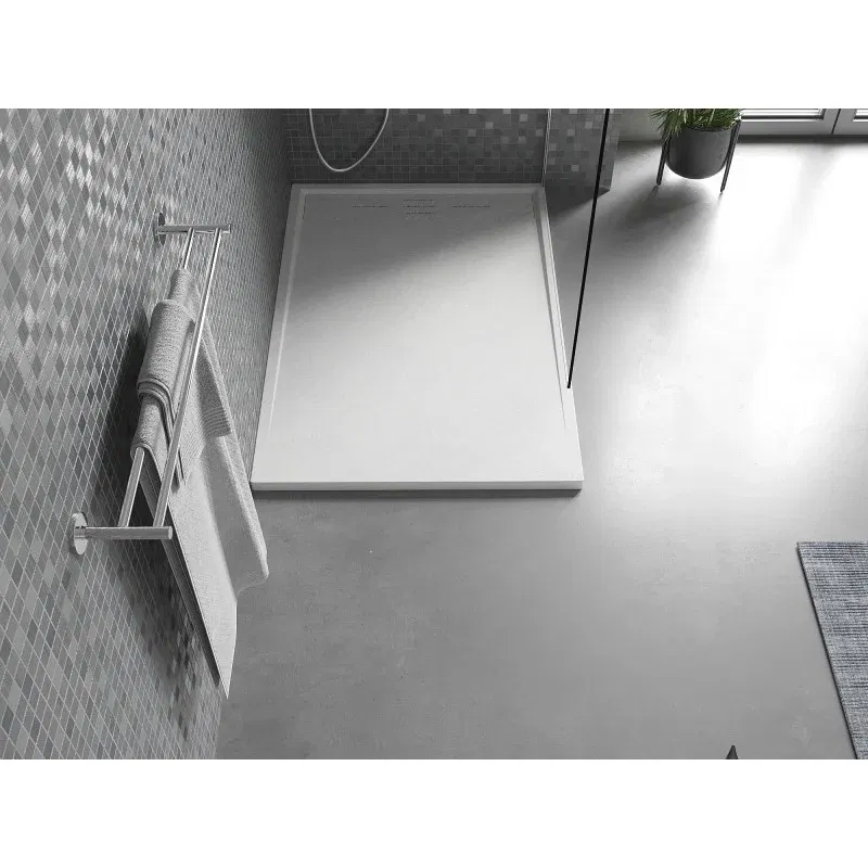 Mexen Amon rectangular shower tray SMC 100 x 80 cm, white - 4F108010