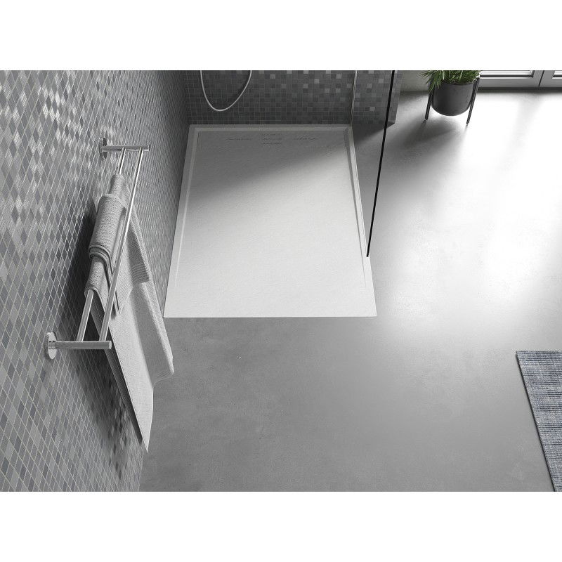 Mexen Amon rectangular shower tray SMC 130 x 80 cm, white - 4F108013