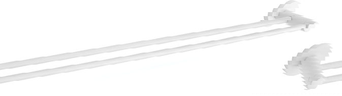 Mexen Remo double towel rack, White - 7050725-20