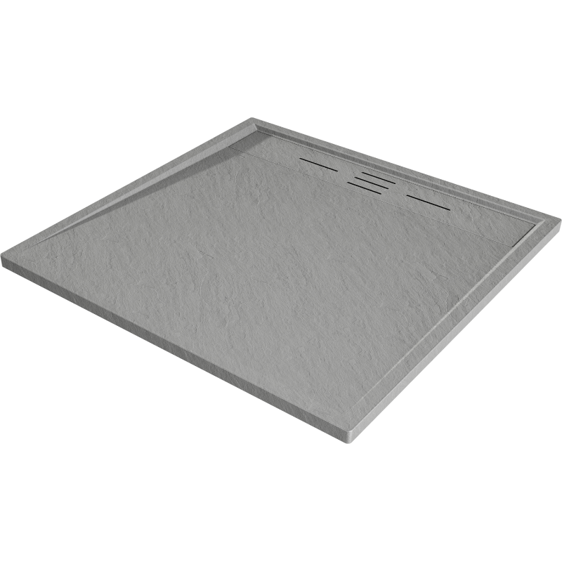 Mexen Amon square shower tray SMC 80 x 80 cm, grey - 4F618080