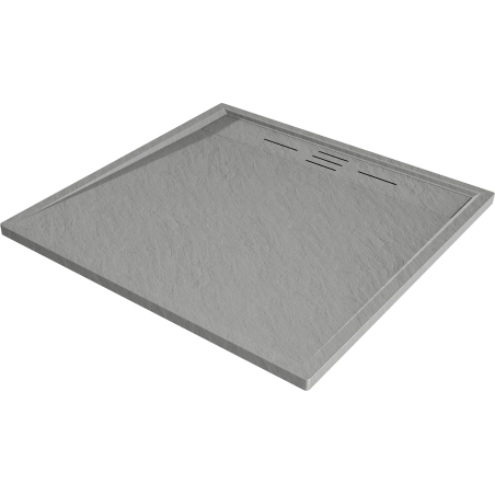 Mexen Amon square shower tray SMC 80 x 80 cm, grey - 4F618080
