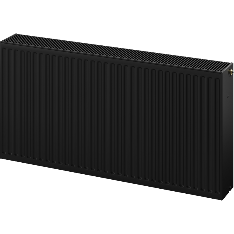 Mexen CC33 panel radiator 900 x 2800 mm, centre bottom connection, 8910 W, black - W6C33-090-280-70