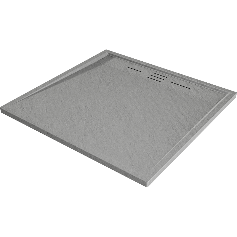 Mexen Amon Square Shower Tray SMC 90 x 90 cm, Gray - 4F619090