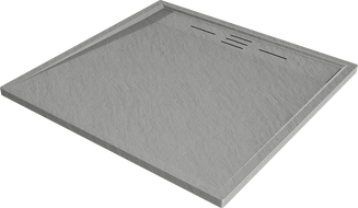 Mexen Amon square shower tray SMC 90 x 90 cm, grey - 4F619090
