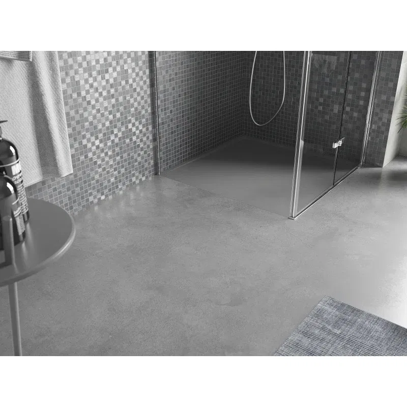 Mexen Amon square shower tray SMC 90 x 90 cm, grey - 4F619090
