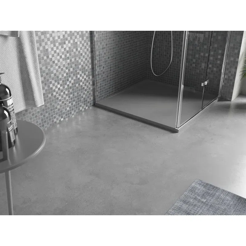 Mexen Amon square shower tray SMC 90 x 90 cm, grey - 4F619090