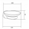 Mexen Remo soap dish, White - 7050739-20