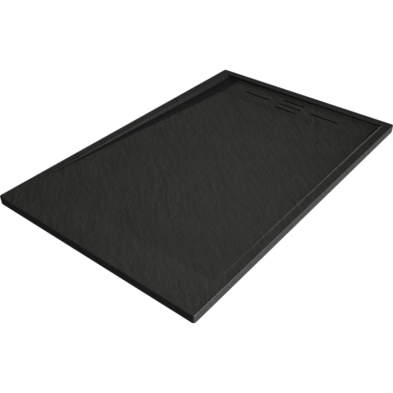 Mexen Amon rectangular SMC shower tray 100 x 70 cm, black - 4F707010