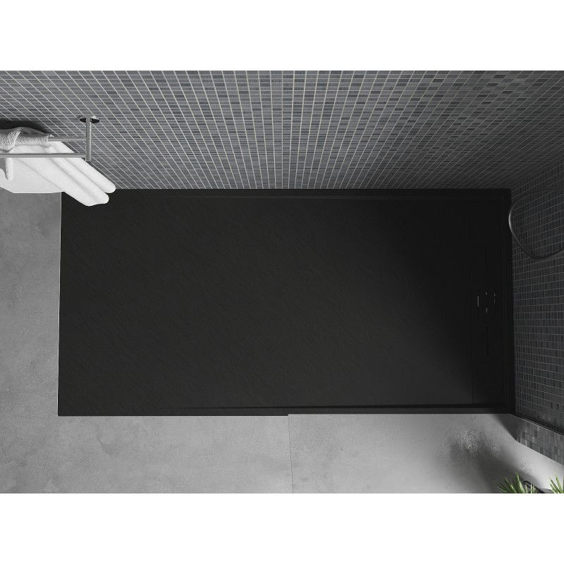 Mexen Amon rectangular shower tray SMC 160 x 70 cm, black - 4F707016