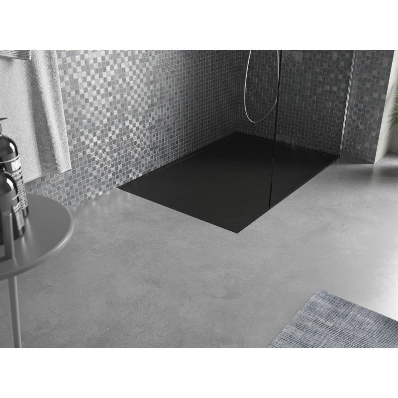Mexen Amon Rectangular Shower Tray SMC 130 x 80 cm, Black - 4F708013