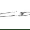 Mexen Remo double swivel towel rail, chrome - 70507255-00