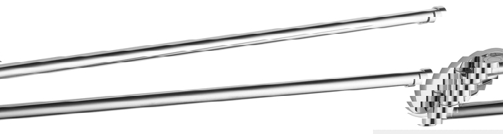 Mexen Remo double swivel towel rack, Chrome - 70507255-00