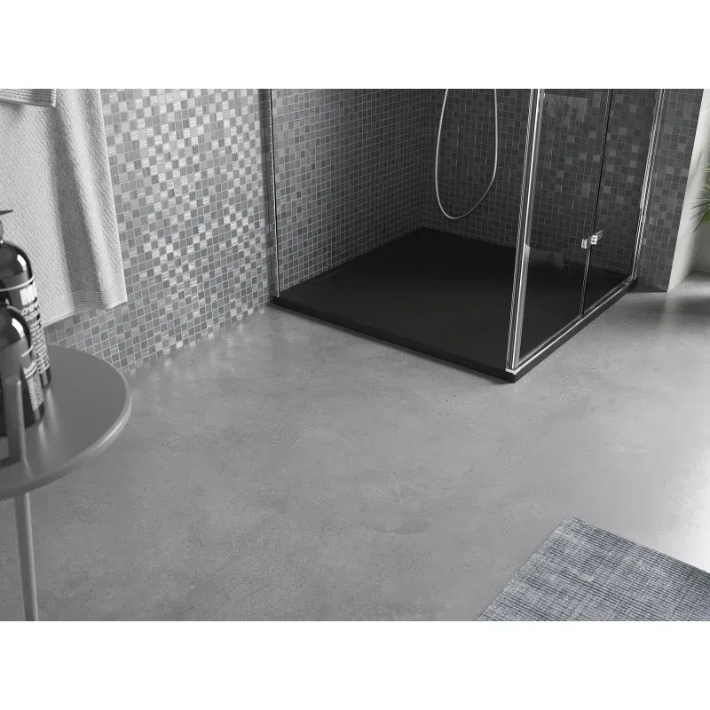 Mexen Amon square shower tray SMC 80 x 80 cm, black - 4F708080