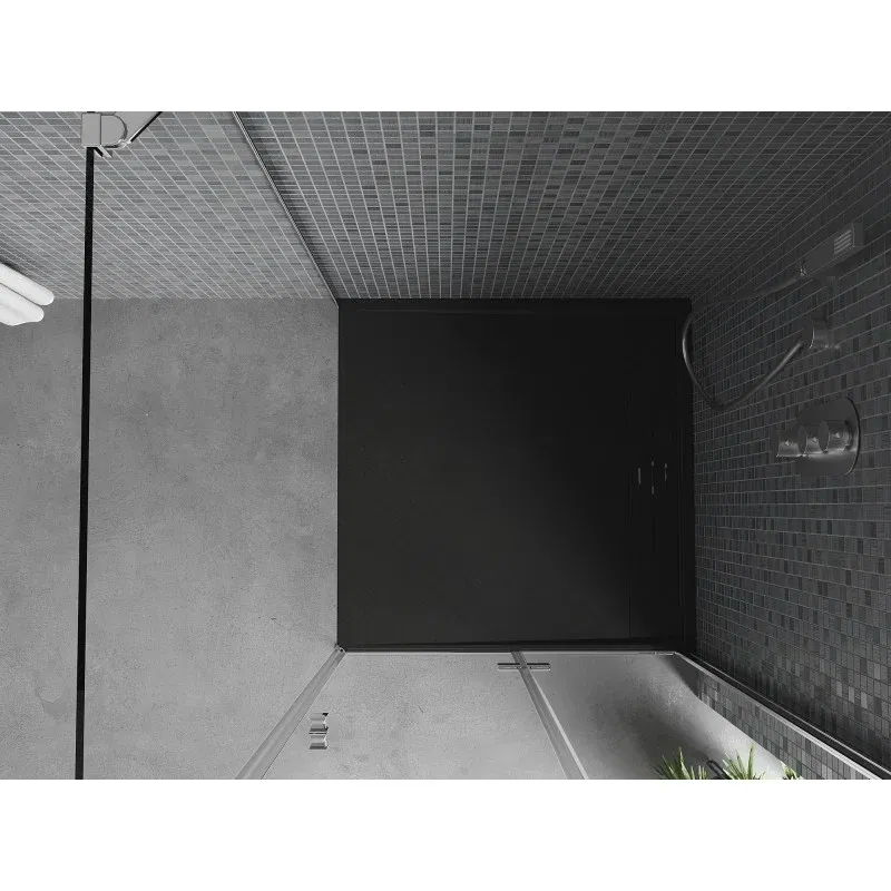 Mexen Amon square shower tray SMC 80 x 80 cm, black - 4F708080