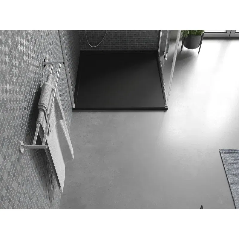 Mexen Amon square shower tray SMC 80 x 80 cm, black - 4F708080
