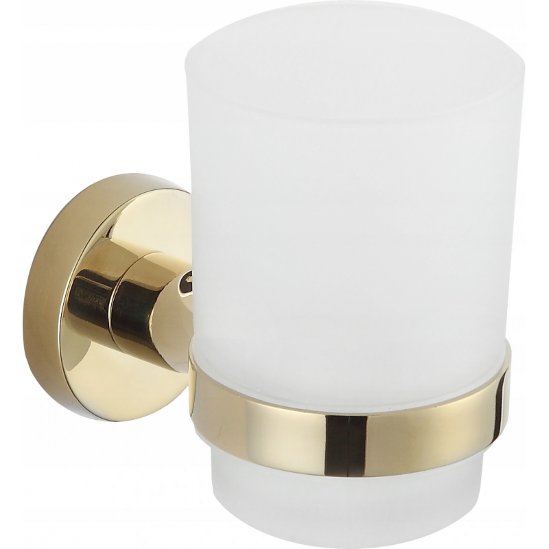Mexen Remo toothbrush cup, Gold - 7050738-50