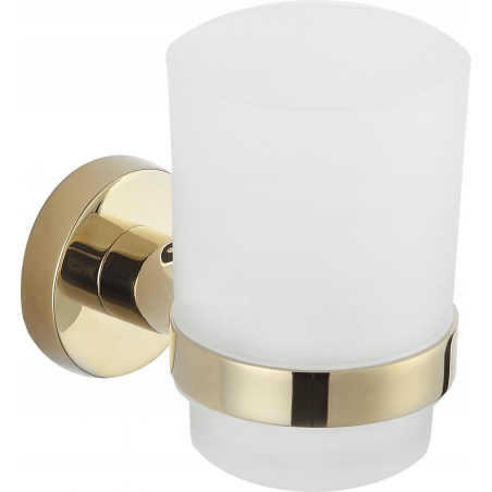Mexen Remo toothbrush cup, Gold - 7050738-50