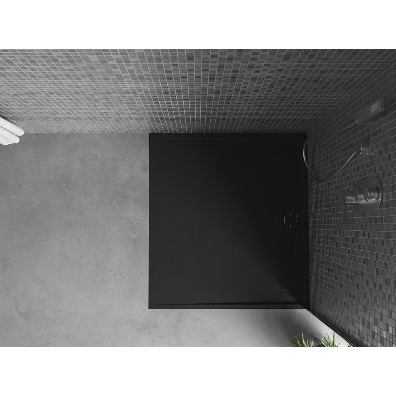 Mexen Amon rectangular shower tray SMC 100 x 90 cm, black - 4F709010