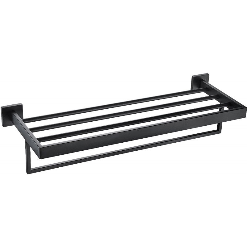 Mexen Vox towel shelf, Black - 707020-70