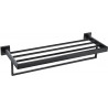 Mexen Vox towel rack, black - 707020-70
