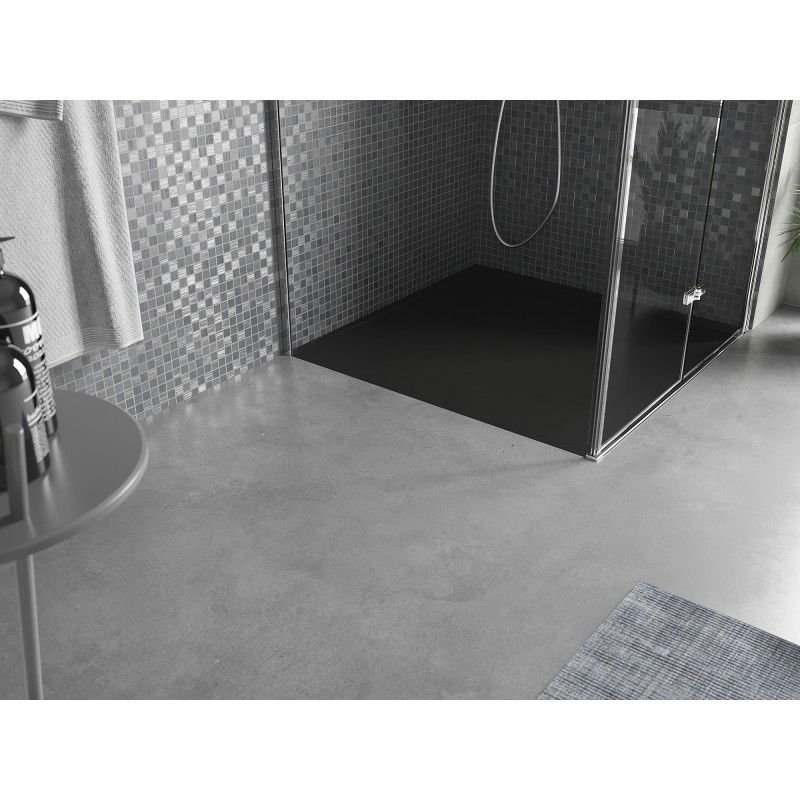 Mexen Amon SMC 100 x 100 cm Square Shower Tray, Black - 4F701010