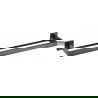 Mexen Vox double towel rack, Black - 707025-70