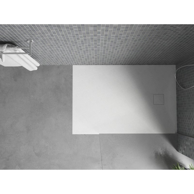 Mexen Bert rectangular shower tray SMC 130 x 80 cm, white - 4K108013