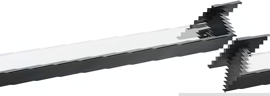 Mexen Vox hanging glass shelf, black - 707037-70