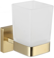 Mexen Vox toothbrush holder, brushed gold - 707038-55