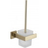 Mexen Vox toilet brush, brushed gold - 707050-55