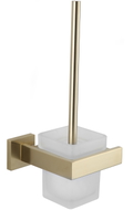 Mexen Vox toilet brush, brushed gold - 707050-55